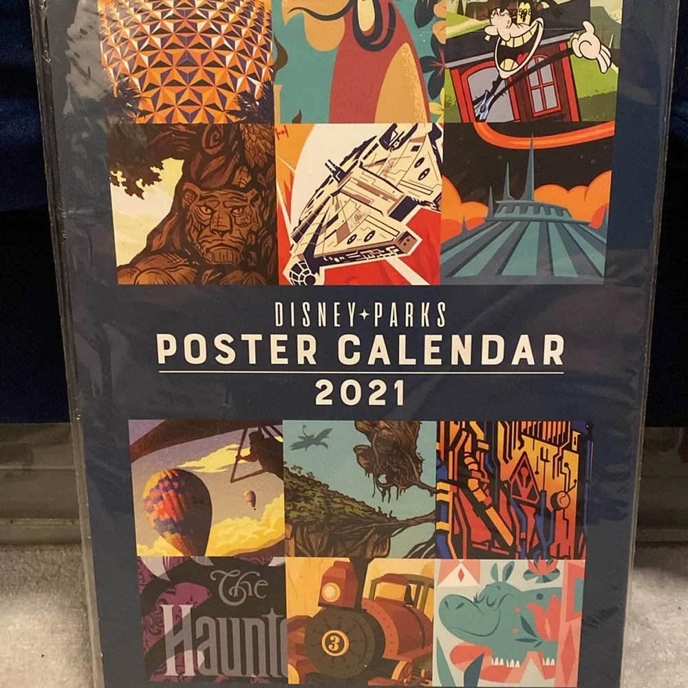 Disney Parks Poster Calendar 2021